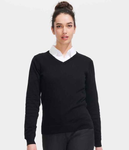 SOLS Lds Galaxy V Sweater - Black - L